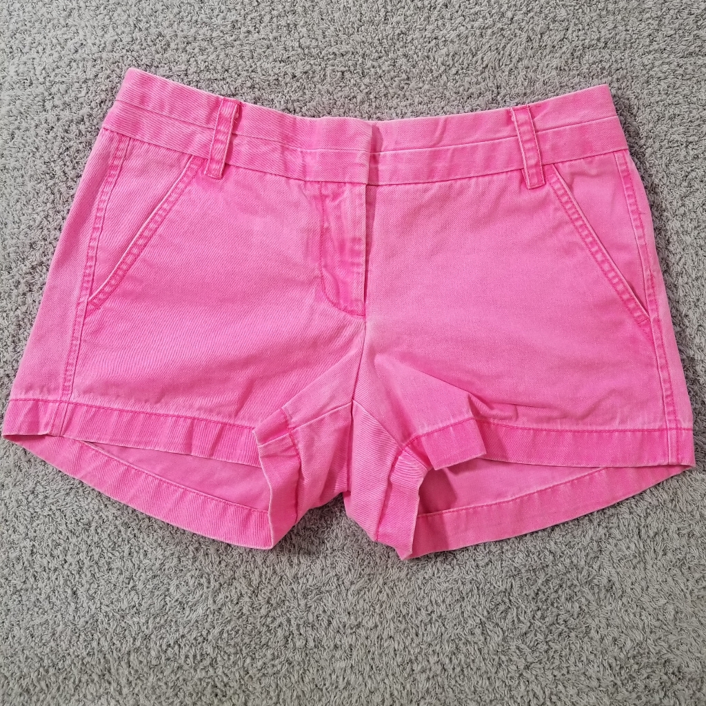 J. Crew Pink Chino Shorts